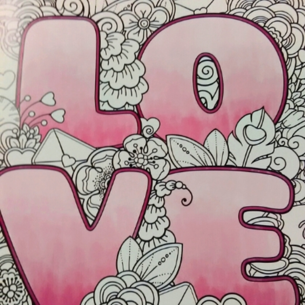 "Love" advance coloring book !